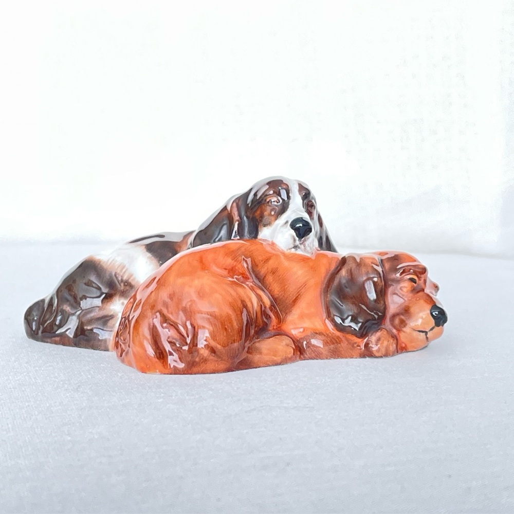 Royal Doulton Cocker Spaniel Dogs Sleeping - Picture 3 of 13